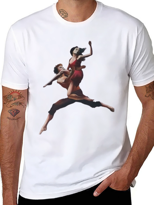 Ballet Dance Graphic T-Shirt - Mens Fashion Tee
