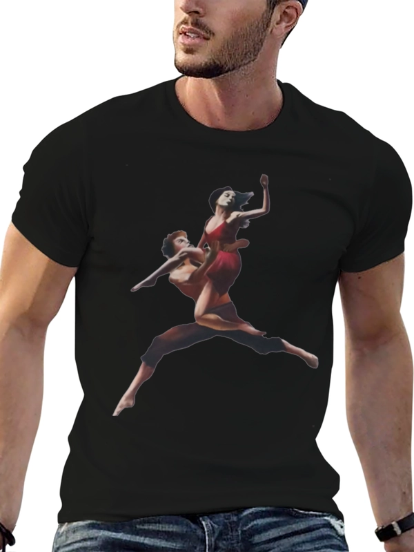 Ballet Dance Graphic T-Shirt - Mens Fashion Tee