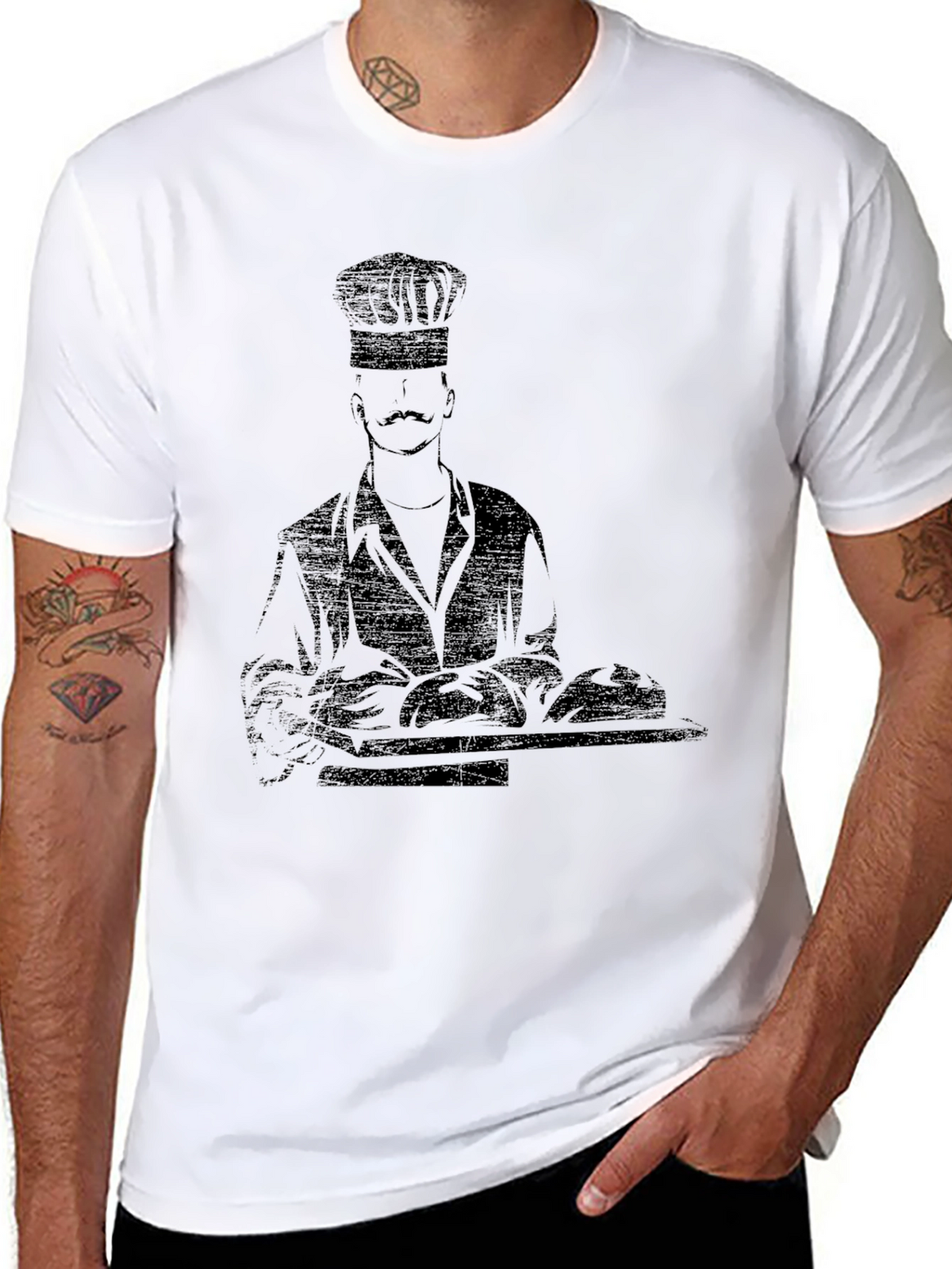Chef Graphic Tee - Baking Bread