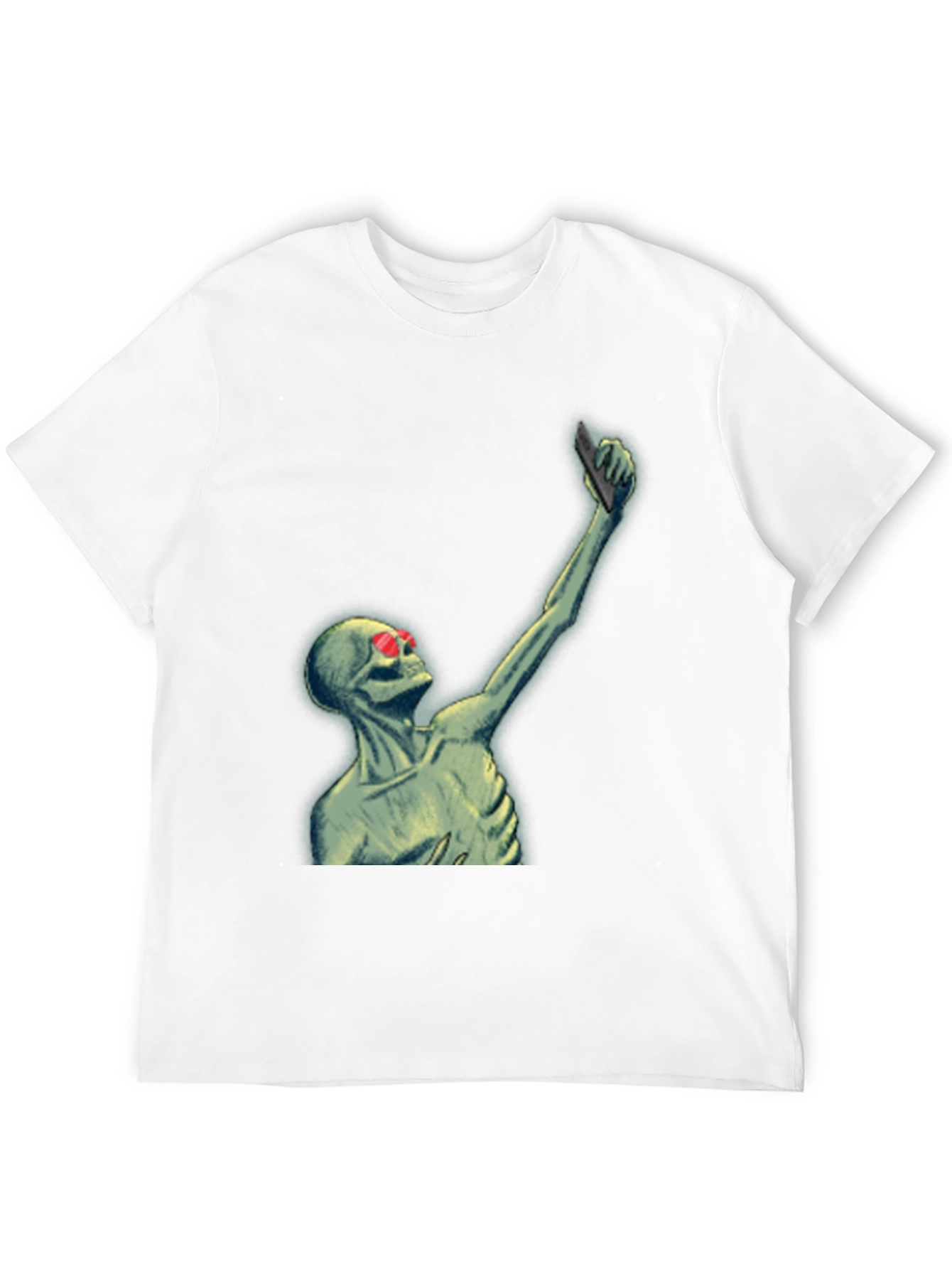Skeleton Selfie T-Shirt - Funny Graphic Tee