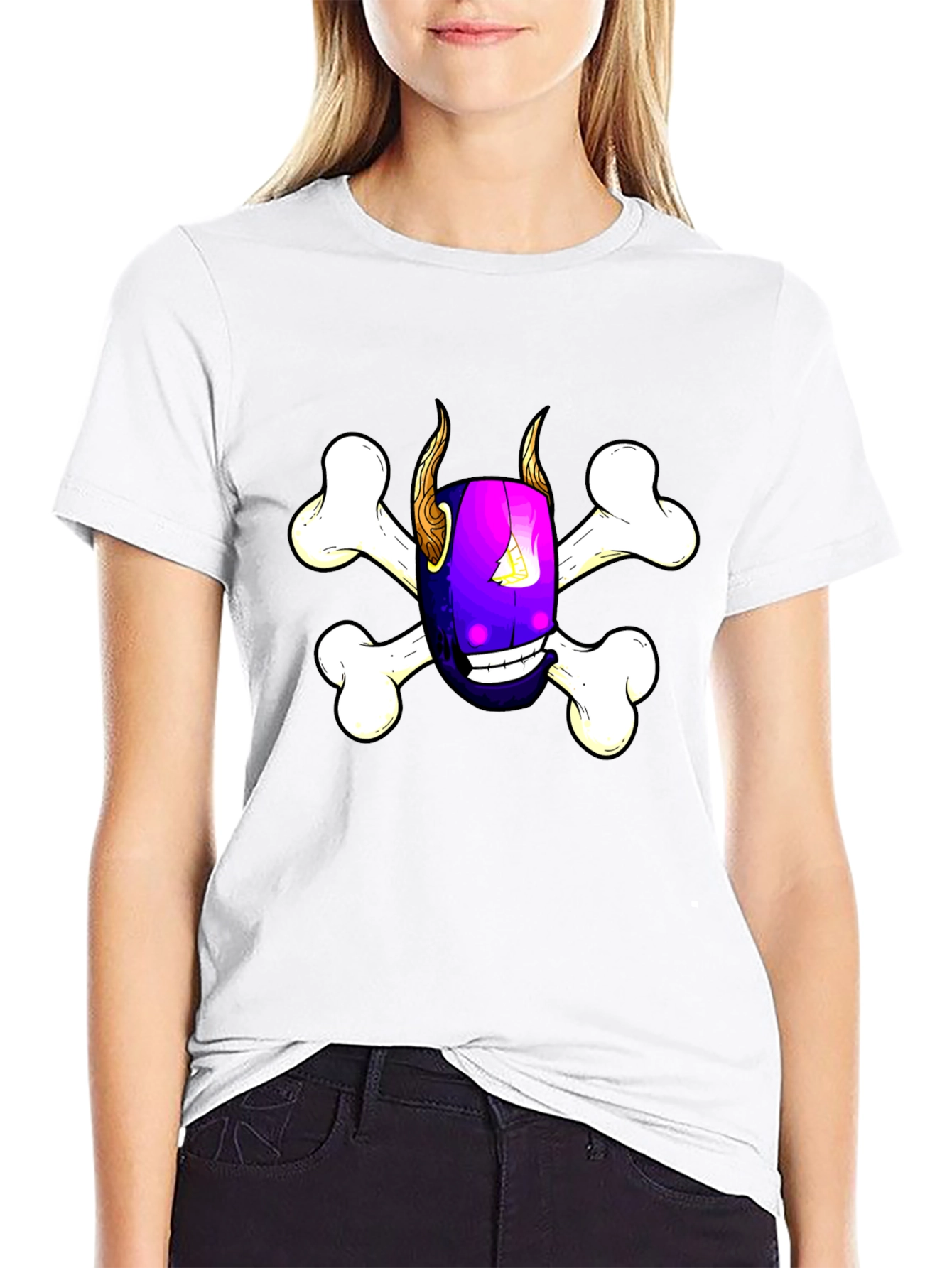 Skull & Bones Graphic Tee - Edgy Style