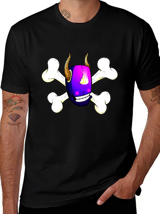 Skull & Bones Graphic Tee - Edgy Style