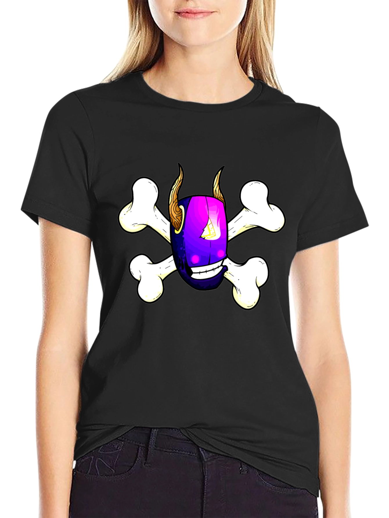 Skull & Bones Graphic Tee - Edgy Style