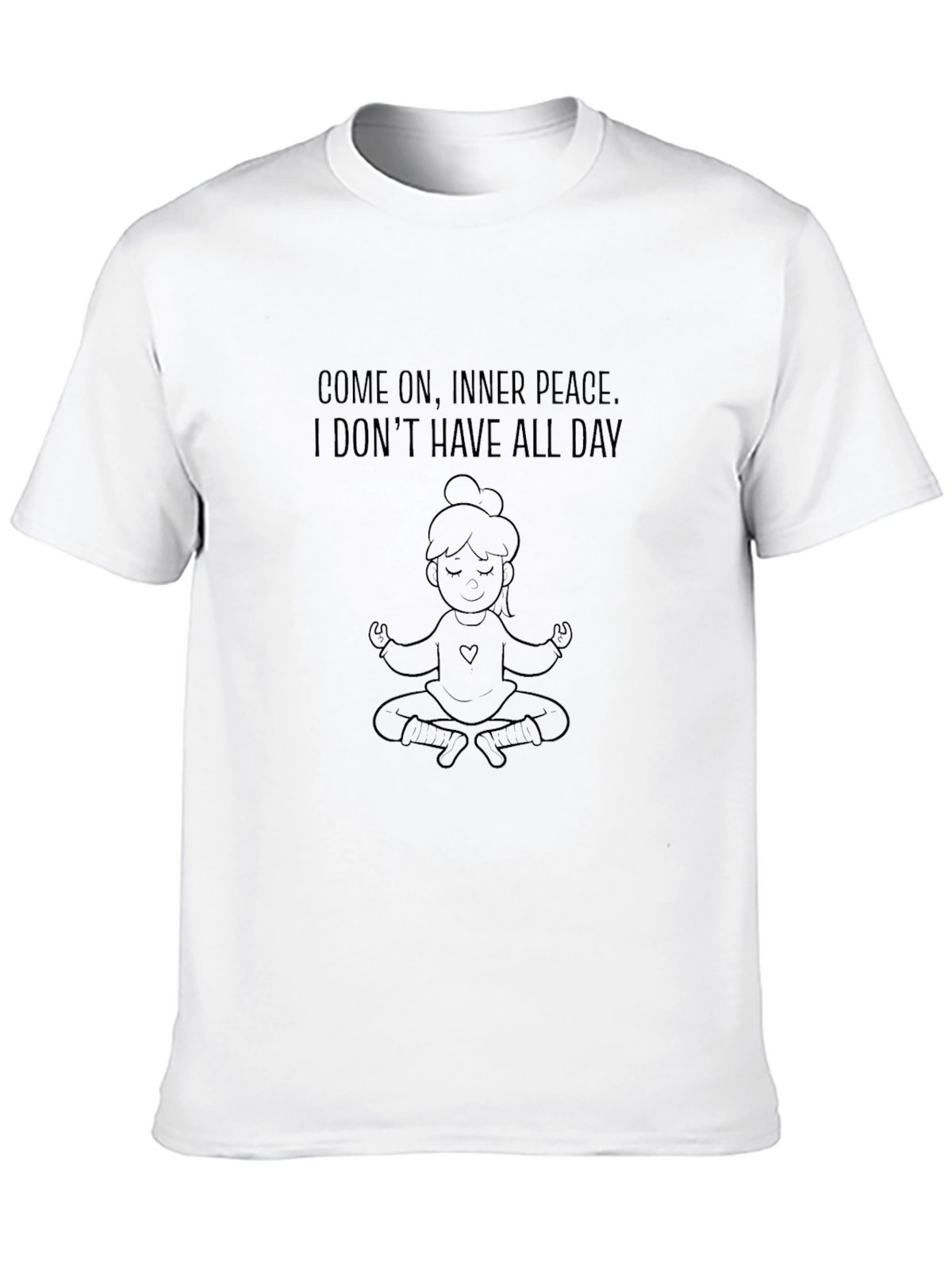 Inner Peace Funny T-Shirt - Yoga Meditation Tee
