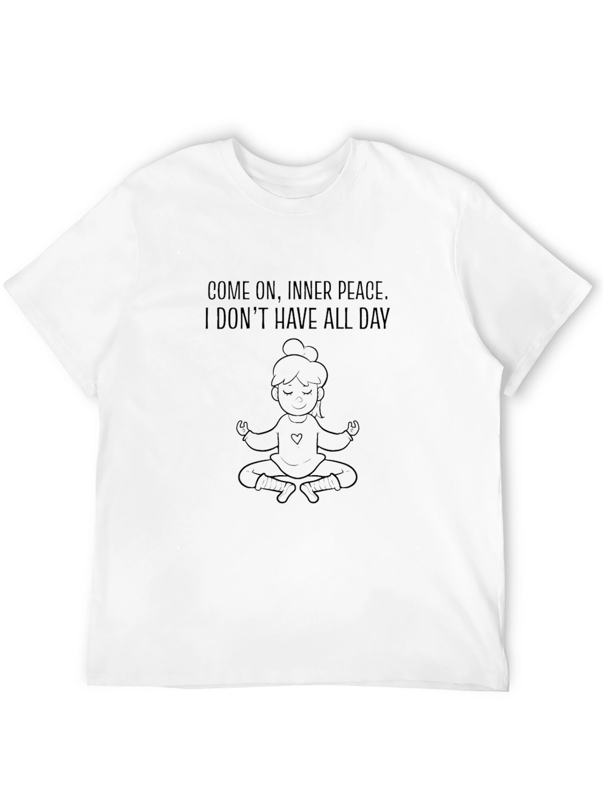 Inner Peace Funny T-Shirt - Yoga Meditation Tee