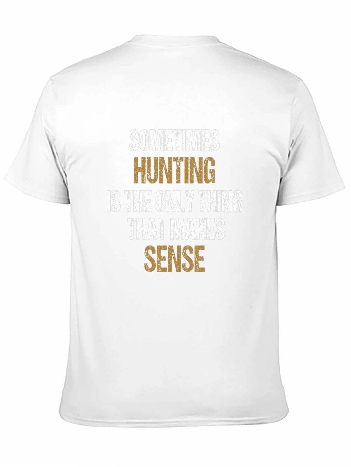 Hunting Makes Sense Graphic Tee - Black