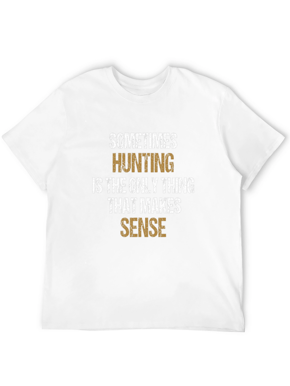 Hunting Makes Sense Graphic Tee - Black
