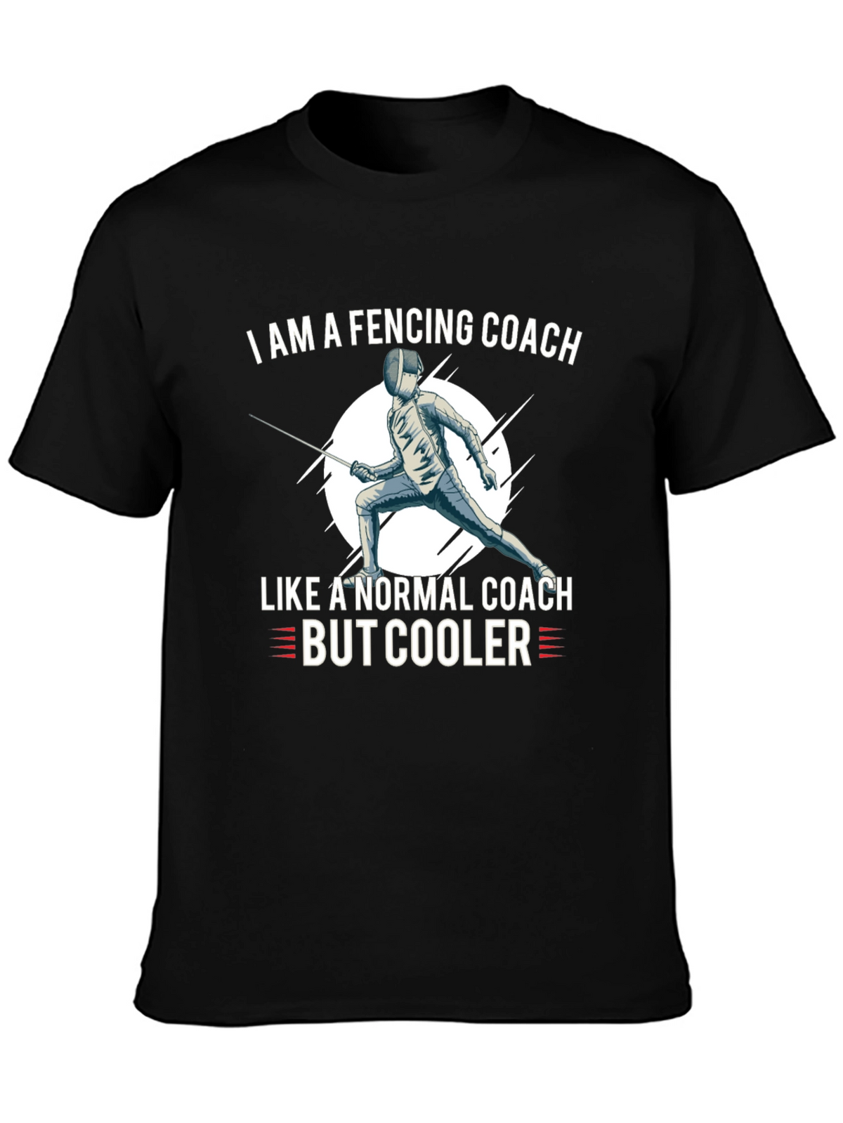 Fencing Coach T-Shirt - Cool Fencing Apparel