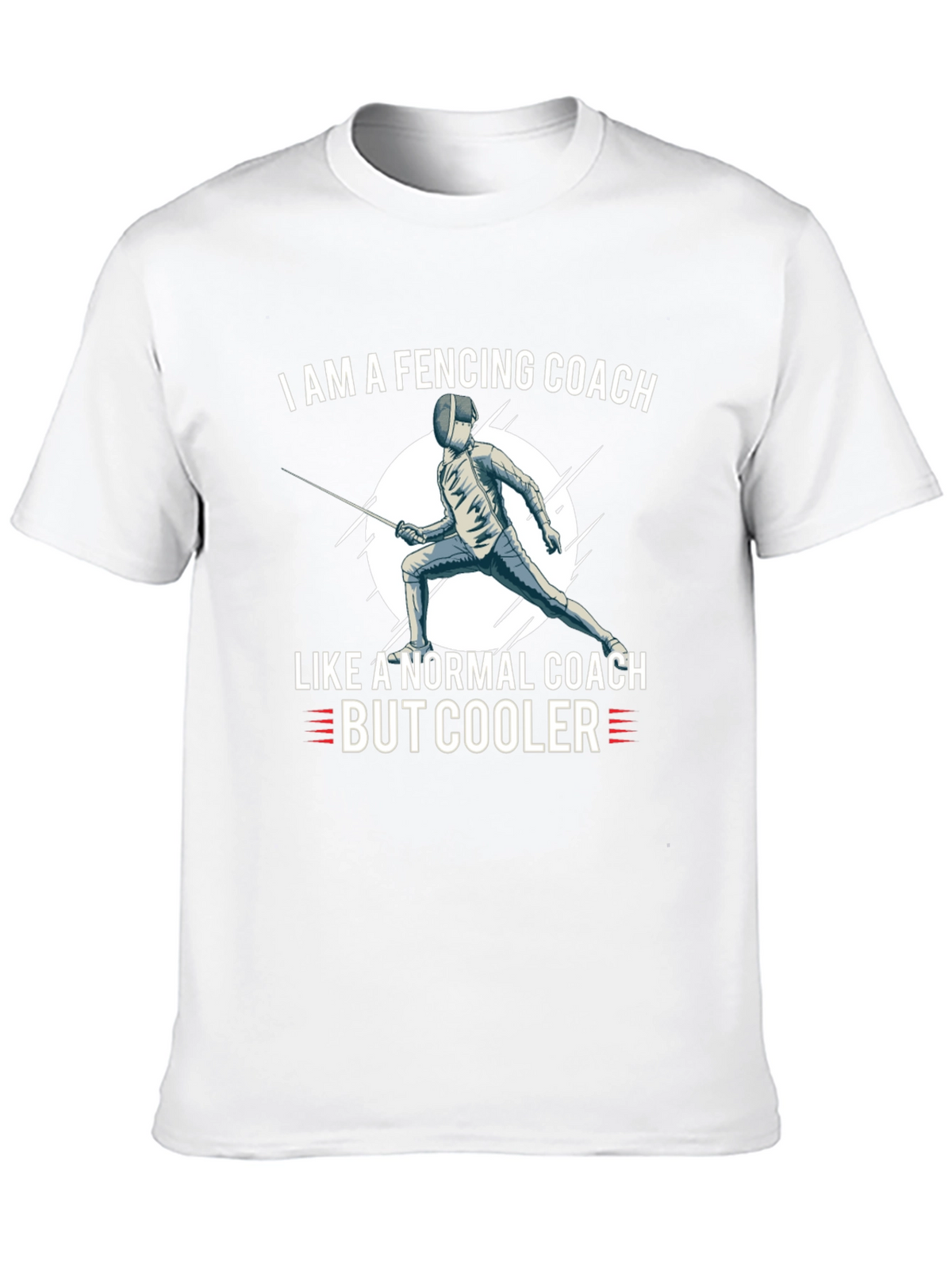 Fencing Coach T-Shirt - Cool Fencing Apparel