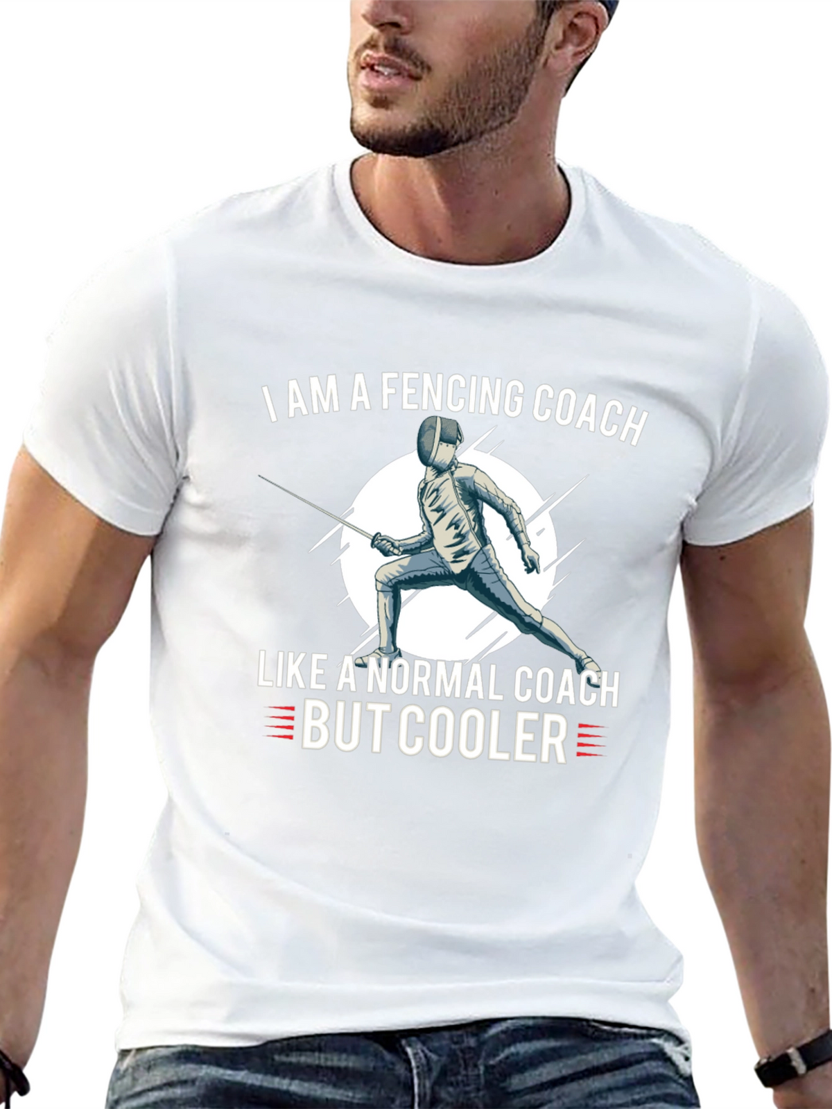 Fencing Coach T-Shirt - Cool Fencing Apparel