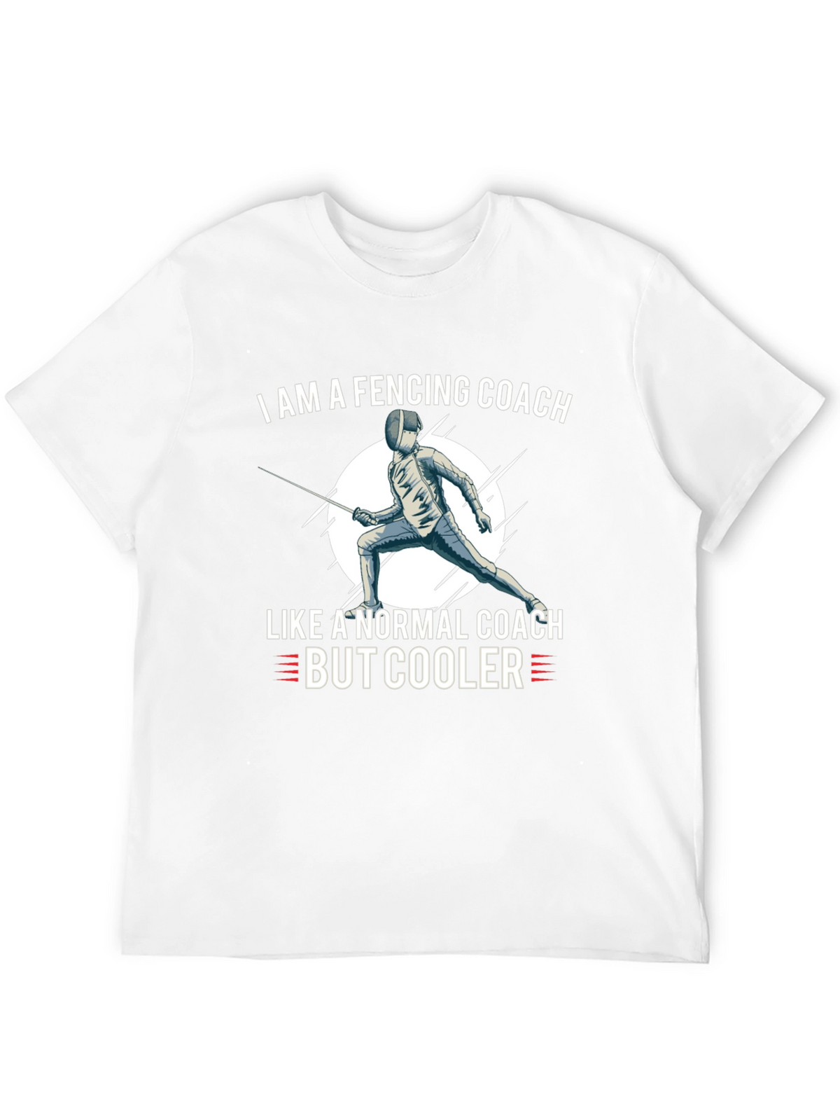 Fencing Coach T-Shirt - Cool Fencing Apparel