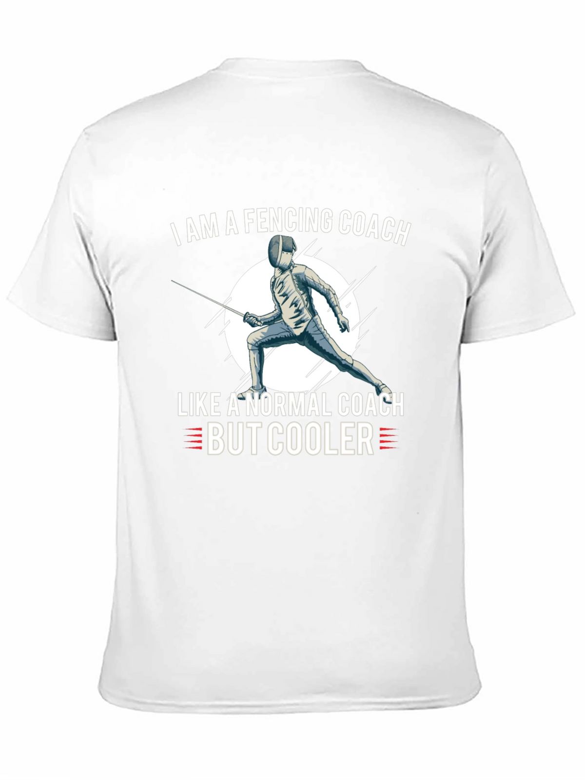 Fencing Coach T-Shirt - Cool Fencing Apparel