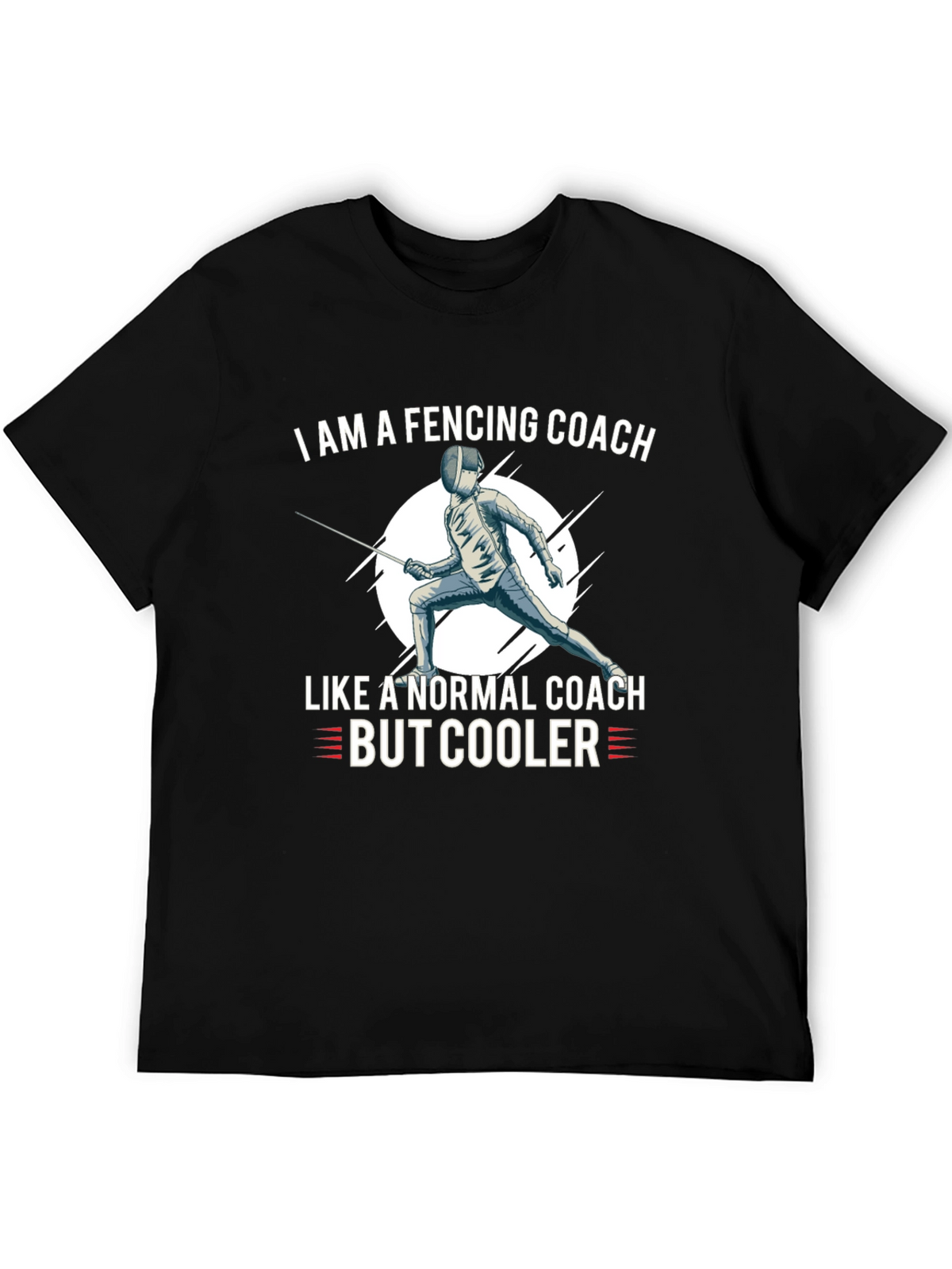 Fencing Coach T-Shirt - Cool Fencing Apparel