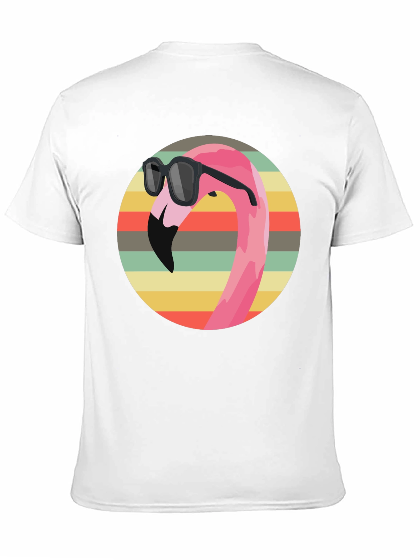 Cool Flamingo Graphic Tee - Retro Style