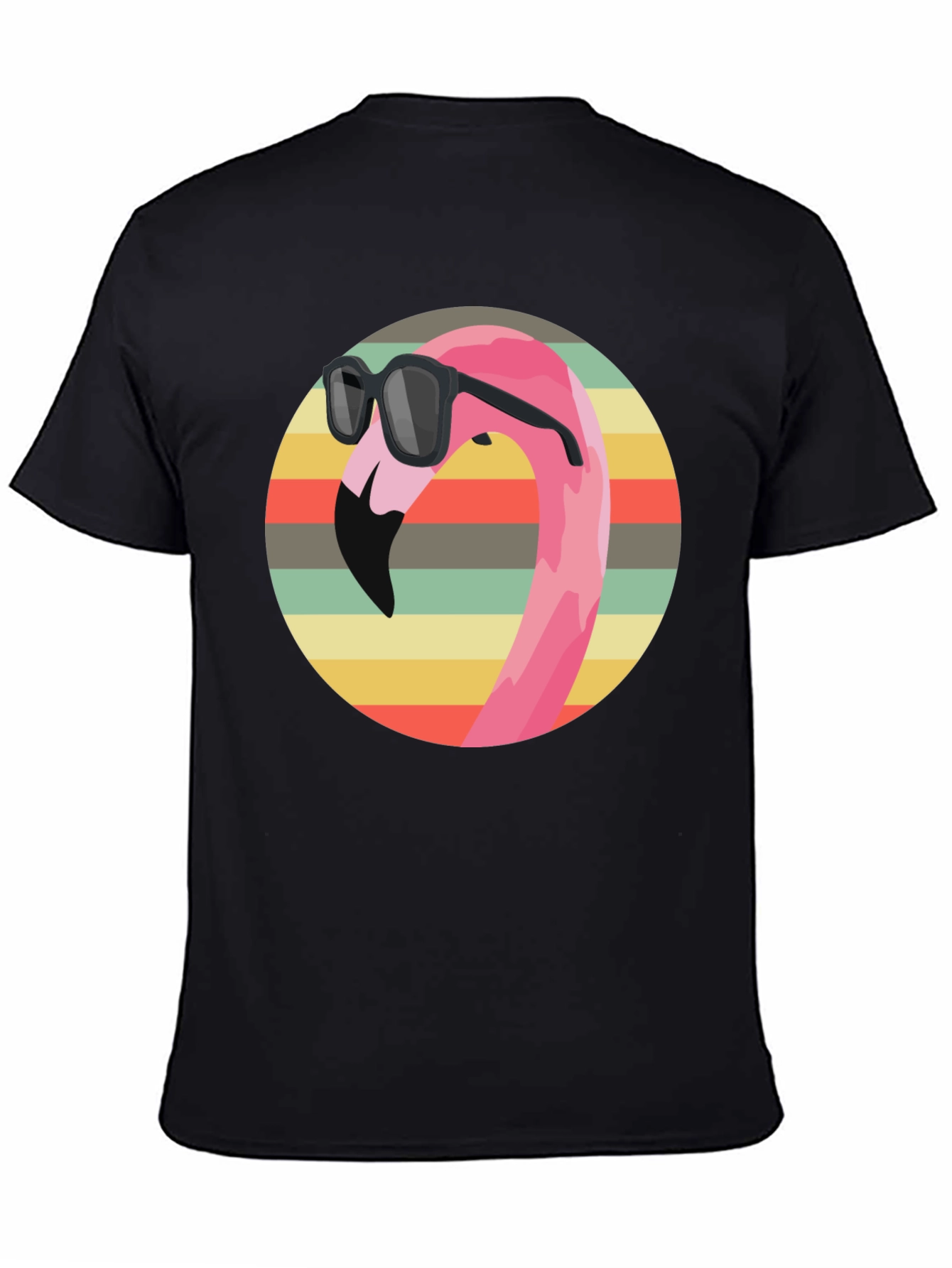 Cool Flamingo Graphic Tee - Retro Style