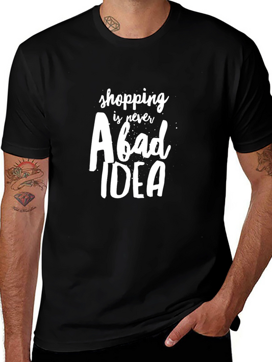 Shopping is Never a Bad Idea Graphic Tee