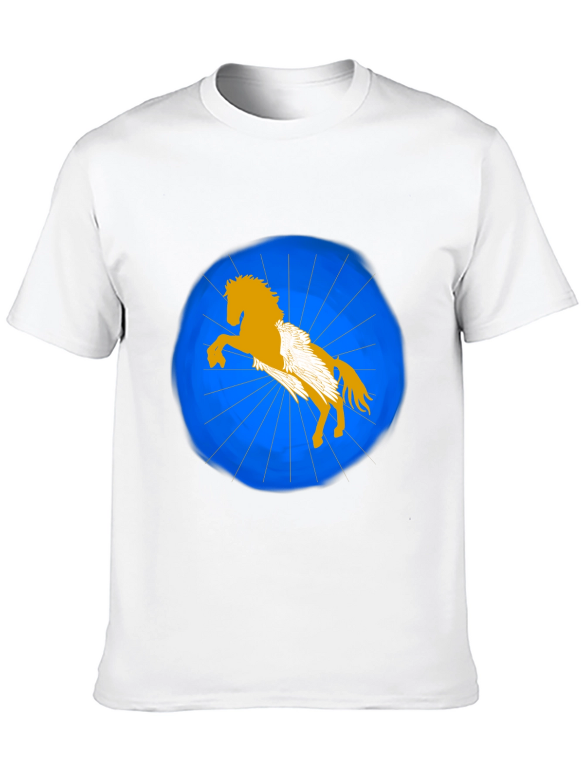 Pegasus Graphic T-Shirt - Black Stylish Design