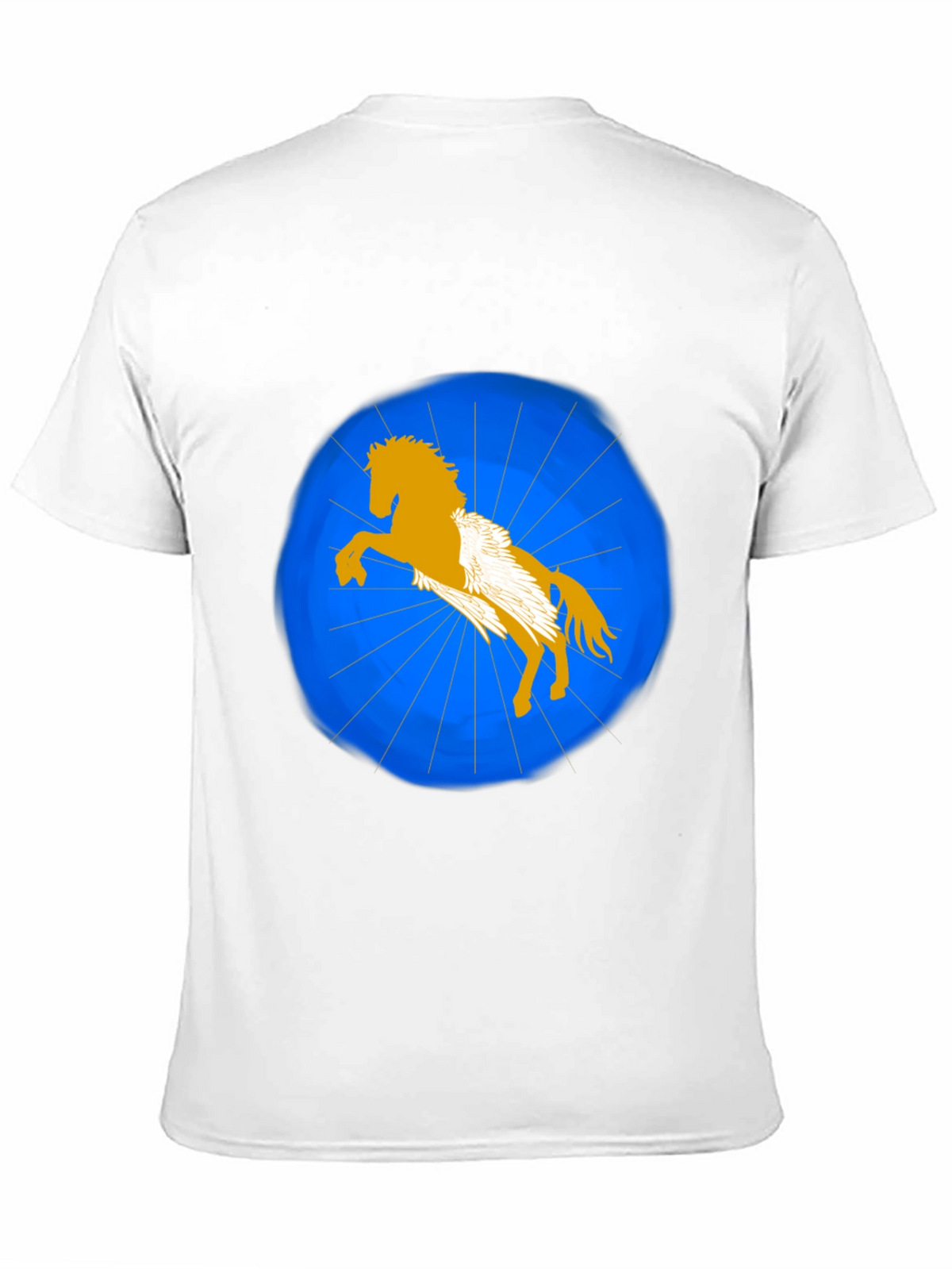 Pegasus Graphic T-Shirt - Black Stylish Design
