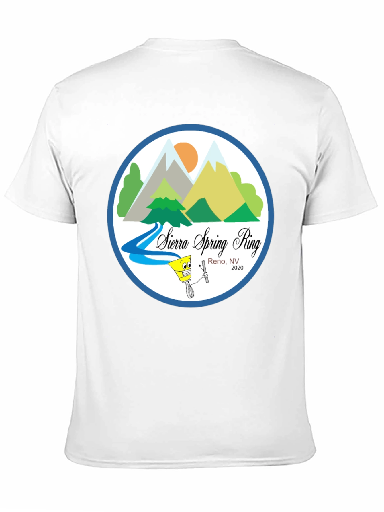 Sierra Spring Ring Reno NV Black T-Shirt