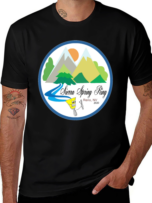 Sierra Spring Ring Reno NV Black T-Shirt