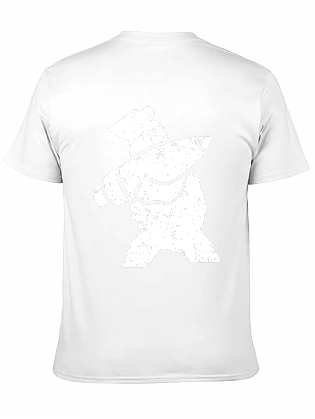 Bear with Rocket T-Shirt - Black Cotton Graphic Tee