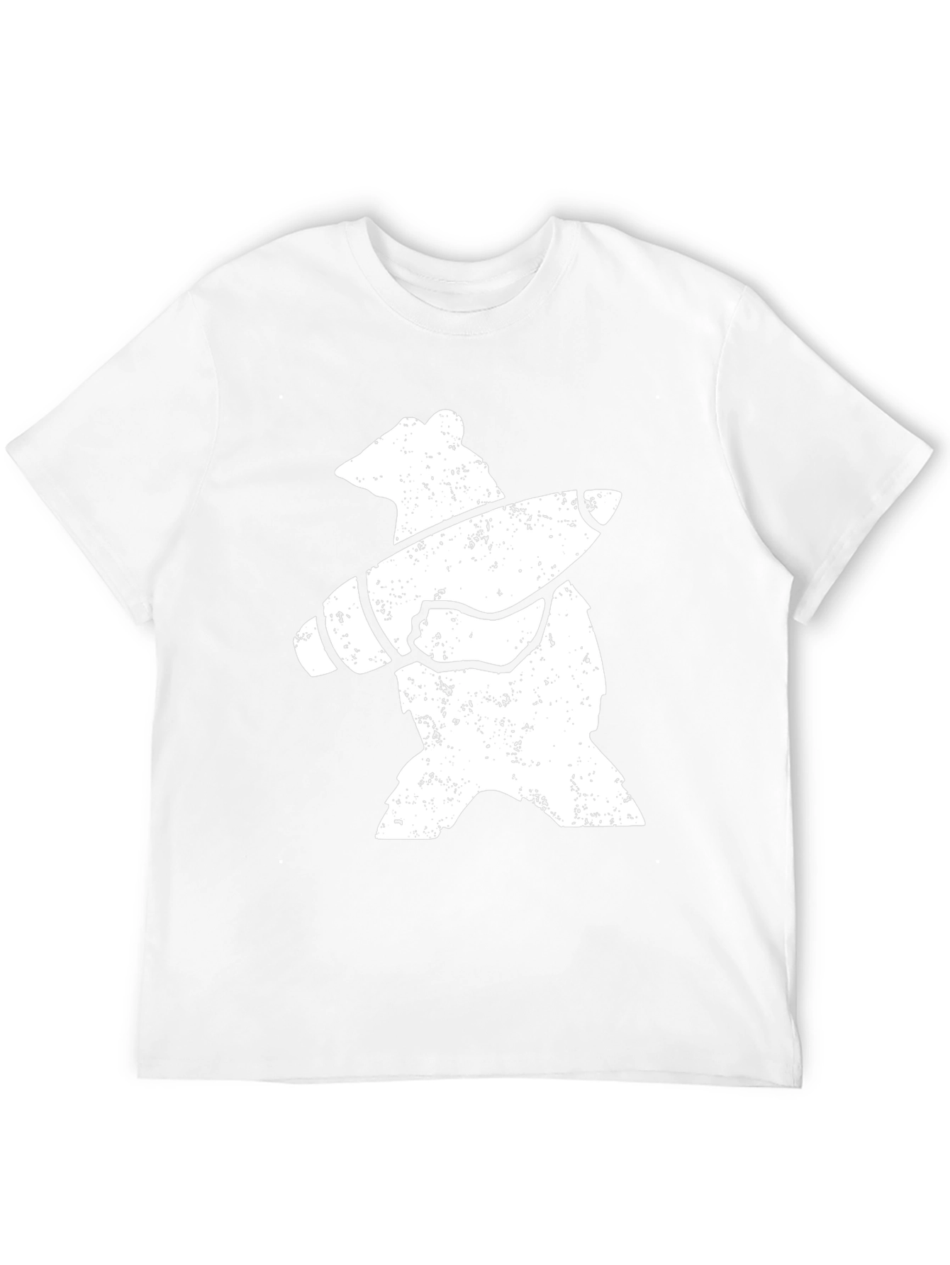 Bear with Rocket T-Shirt - Black Cotton Graphic Tee