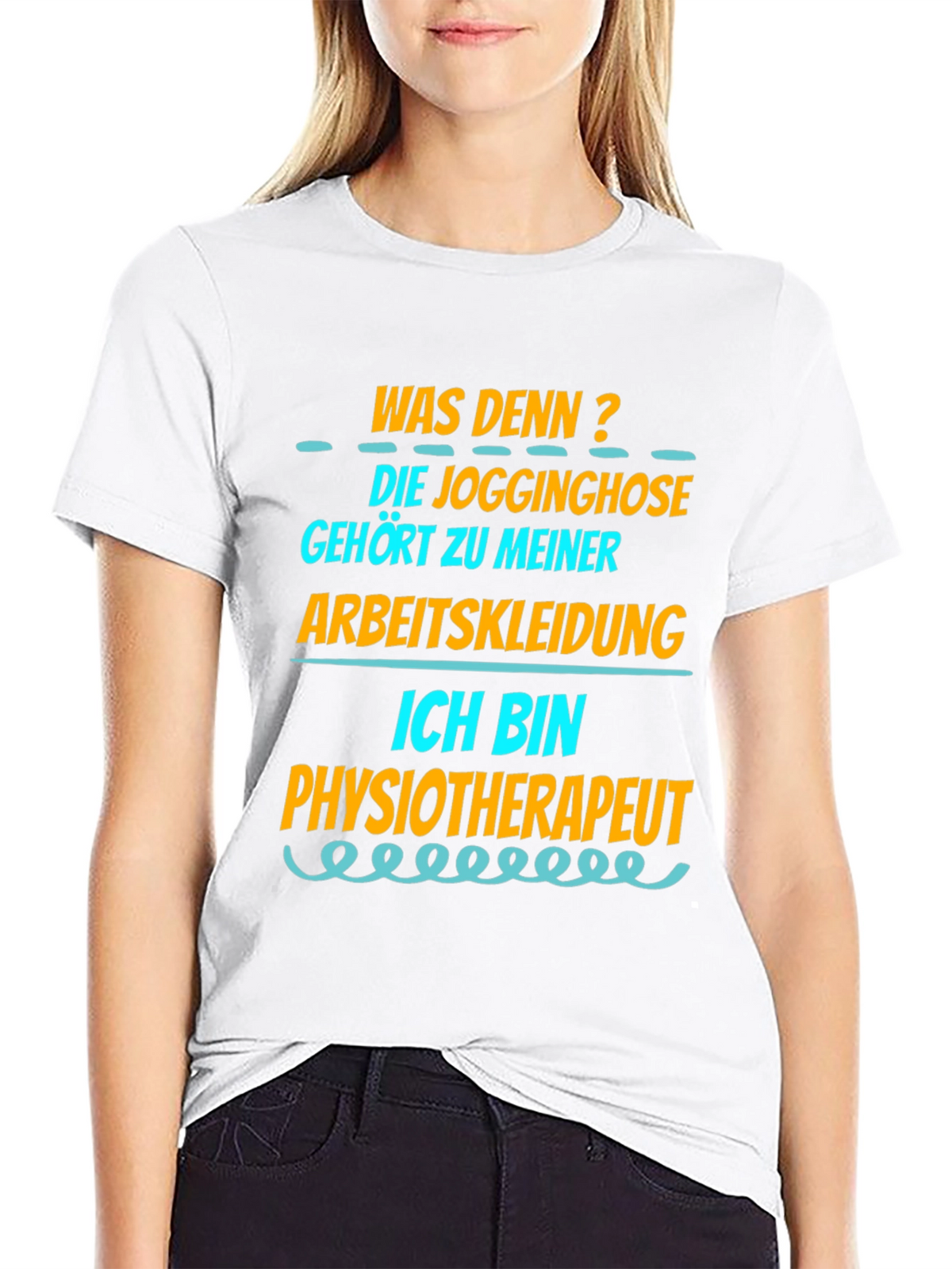 Funny Physiotherapist T-Shirt - Jogginghose Arbeitskleidung