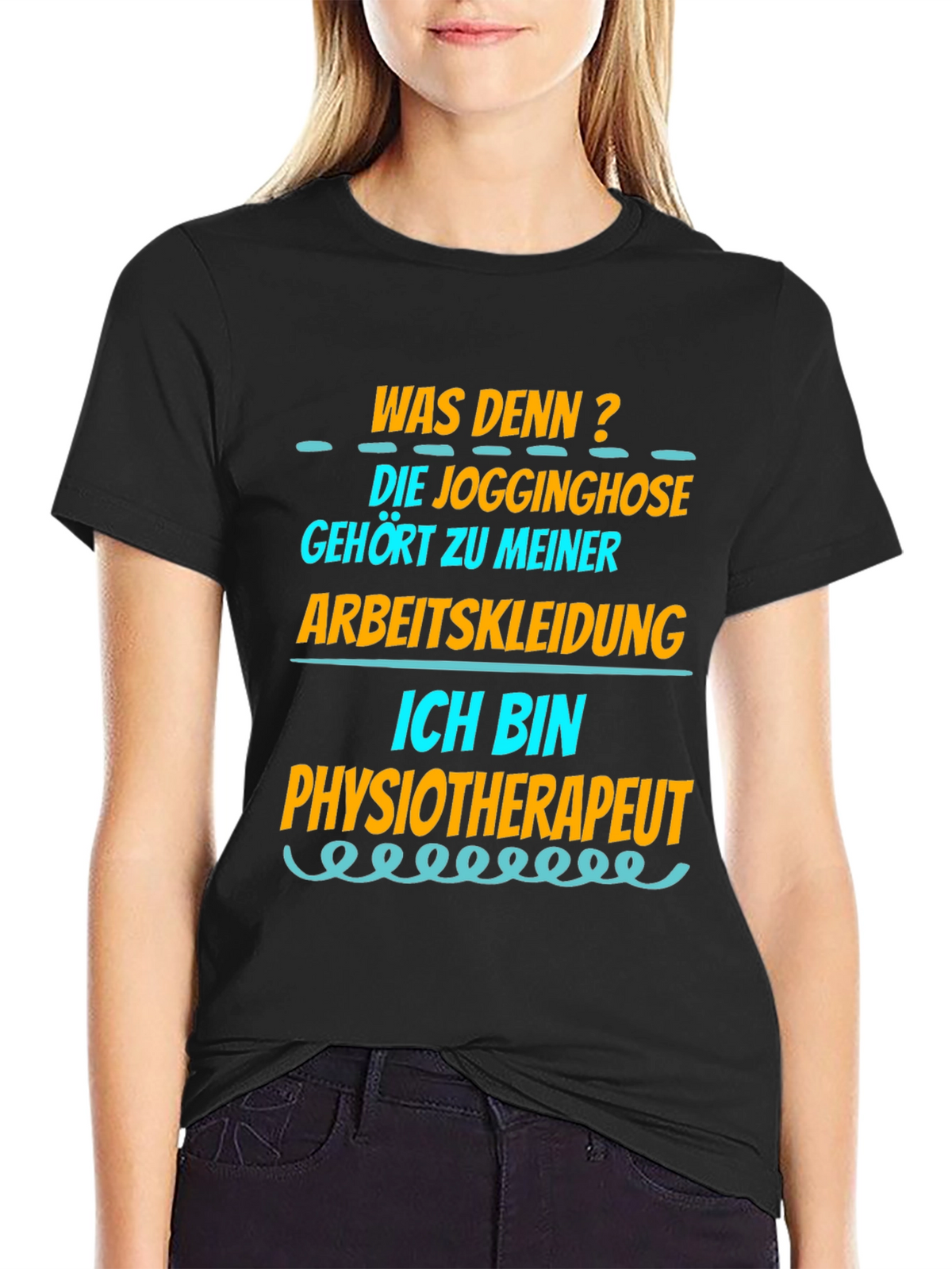 Funny Physiotherapist T-Shirt - Jogginghose Arbeitskleidung