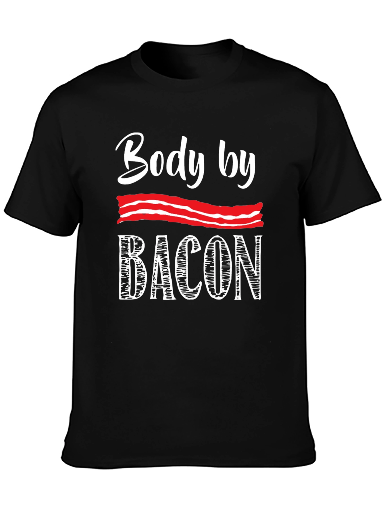 Body by Bacon T-Shirt - Novelty Foodie Tee