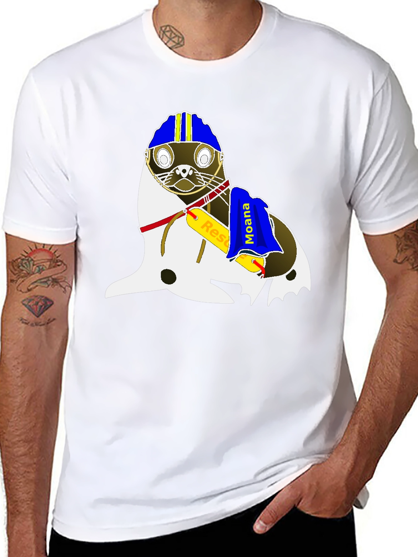 Rescue Seal T-Shirt - Moana Theme