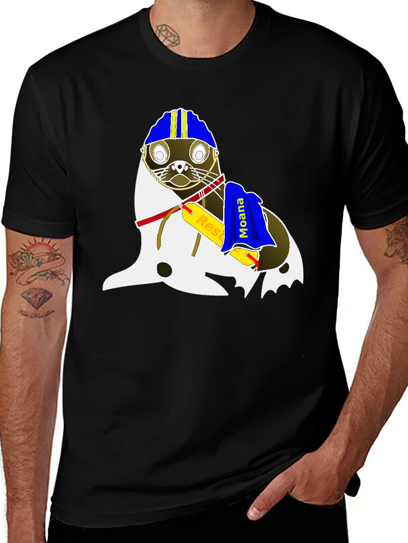 Rescue Seal T-Shirt - Moana Theme
