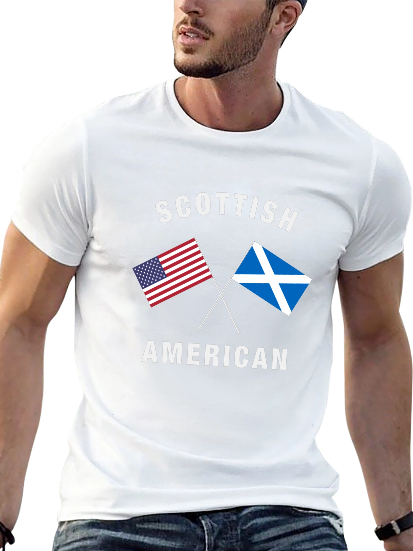 Scottish American Flag T-Shirt