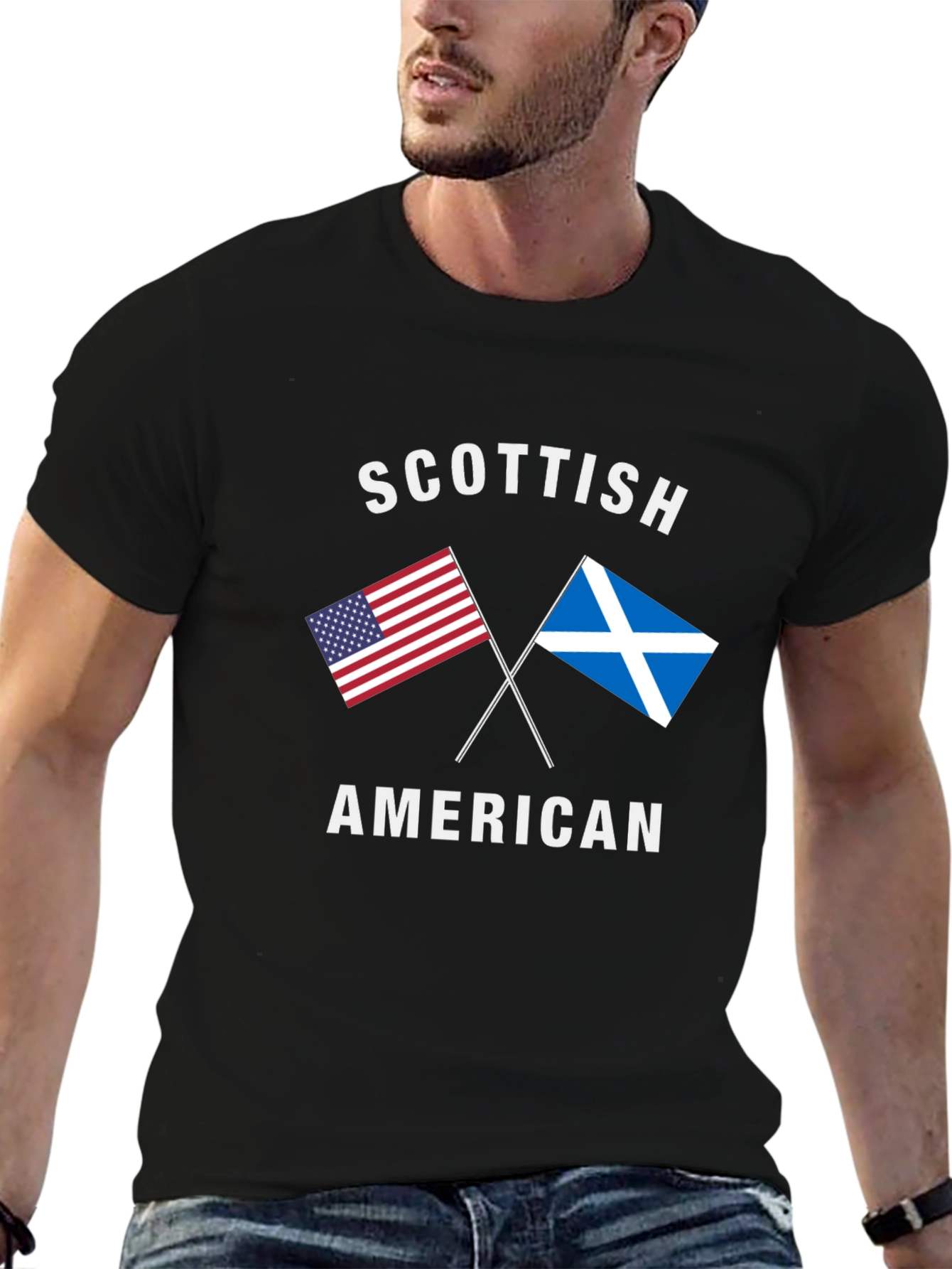 Scottish American Flag T-Shirt