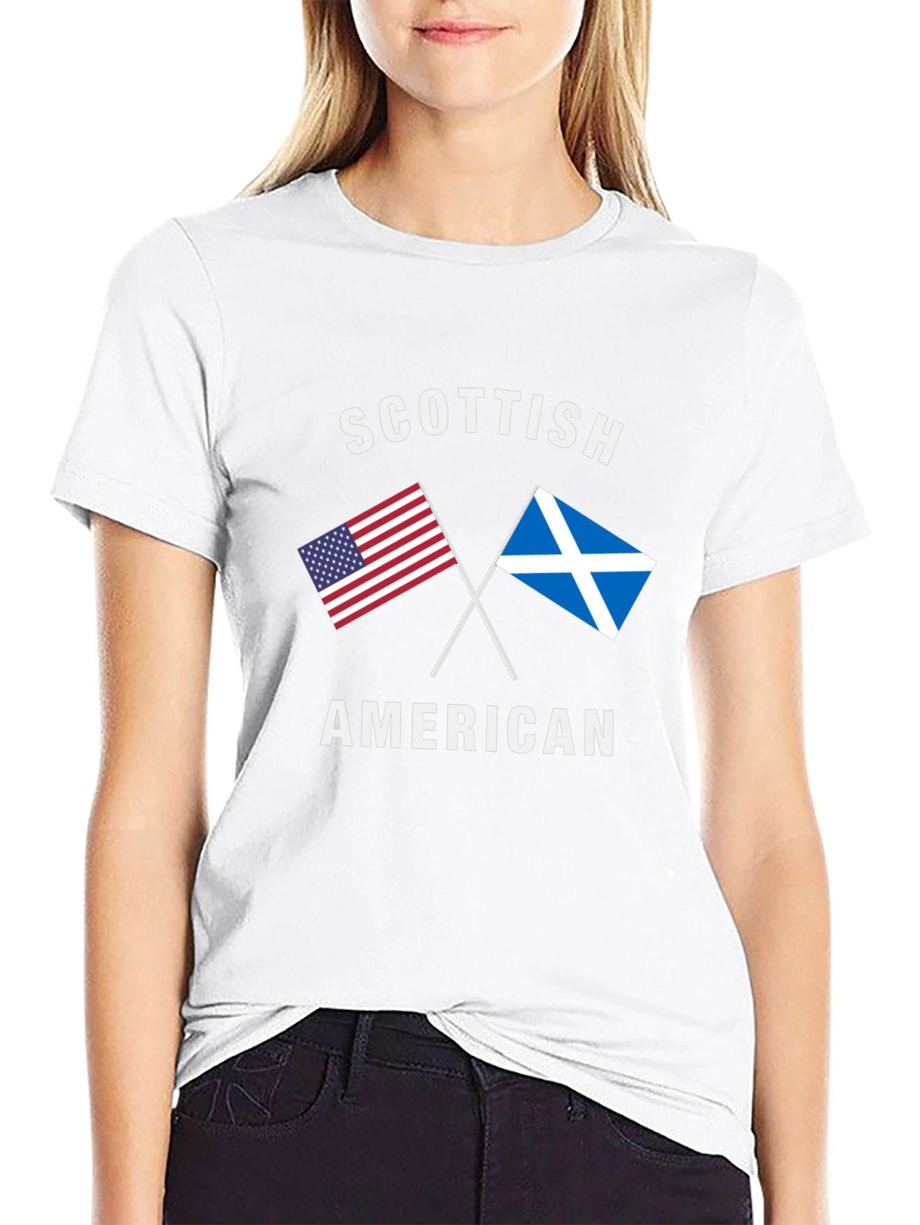 Scottish American Flag T-Shirt
