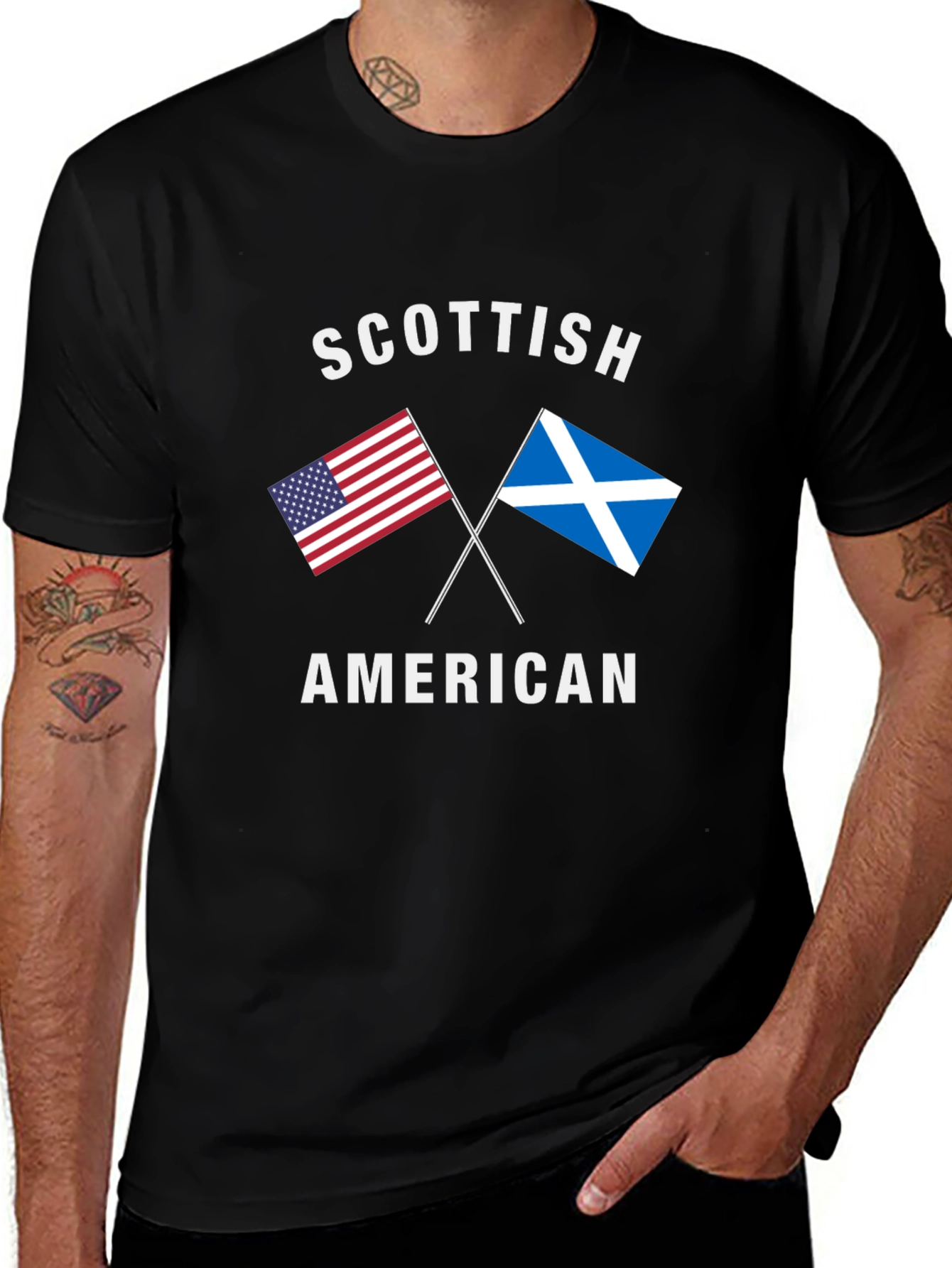 Scottish American Flag T-Shirt