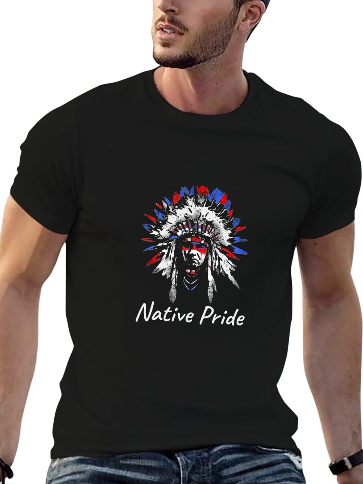 Native Pride Graphic Tee - Black Unisex T-Shirt