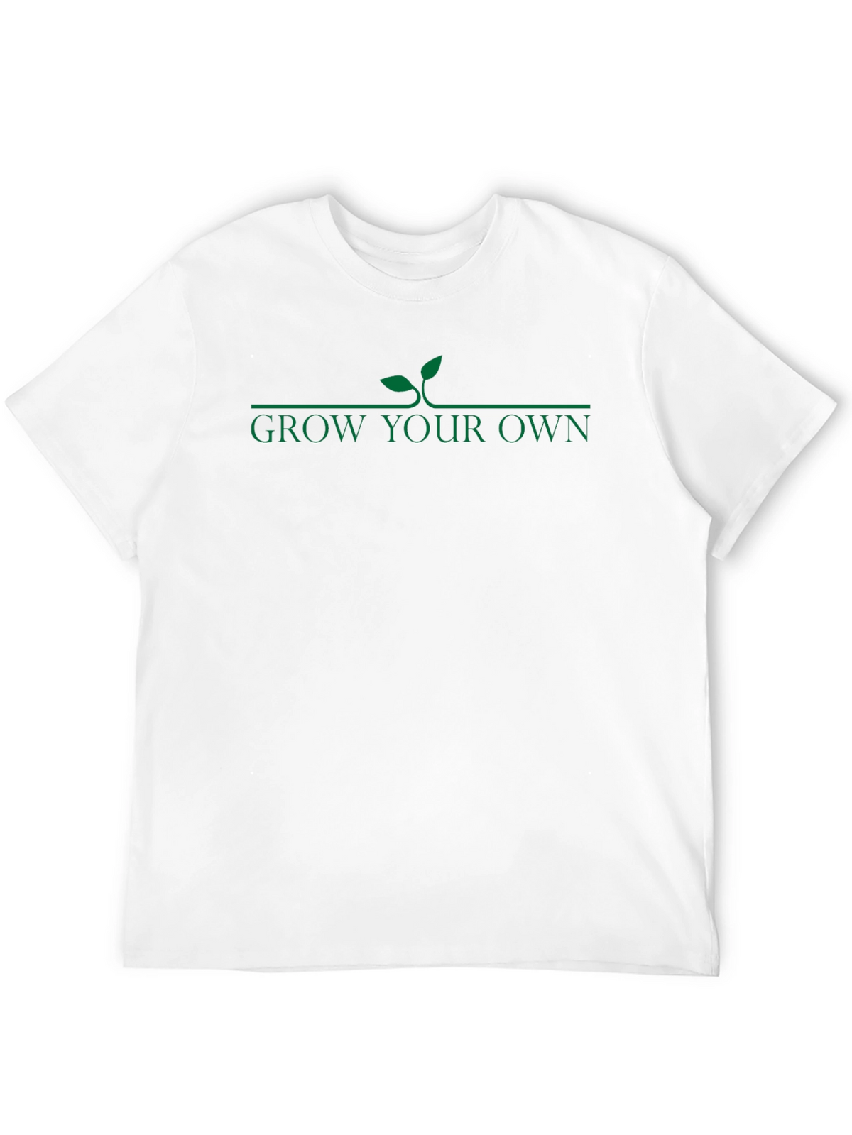 Grow Your Own Black Cotton T-Shirt