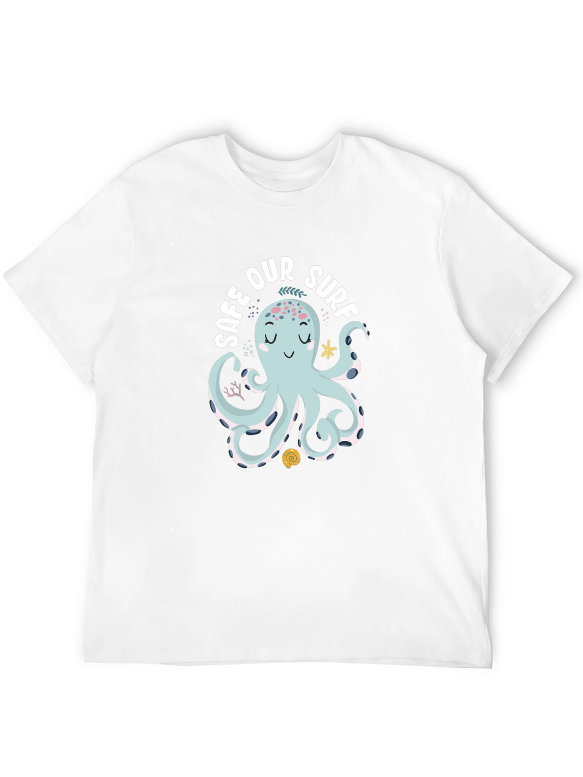 Safe Our Surf Octopus Graphic Tee - Black