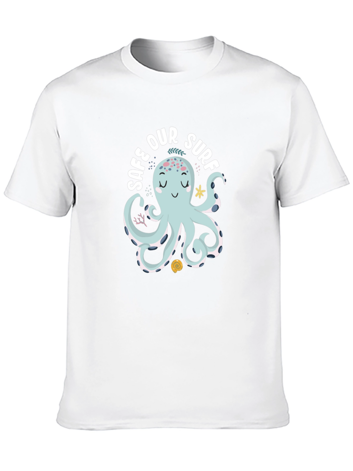 Safe Our Surf Octopus Graphic Tee - Black