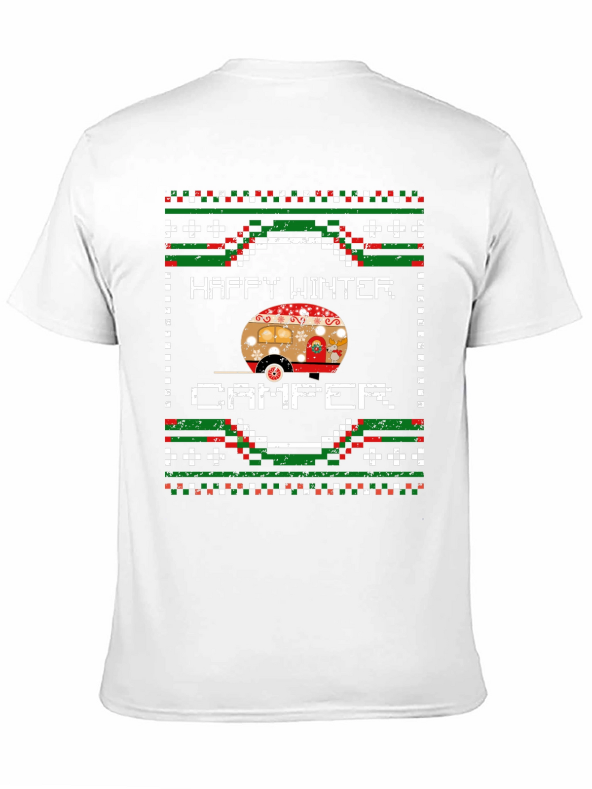 Happy Winter Camper Graphic T-Shirt