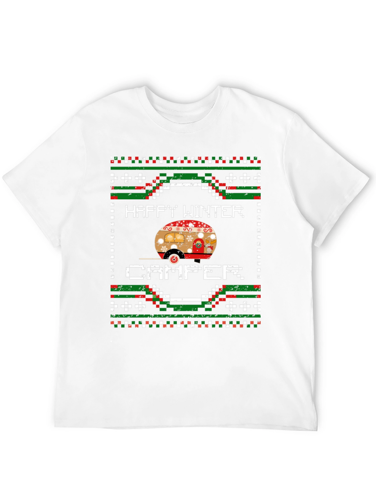 Happy Winter Camper Graphic T-Shirt