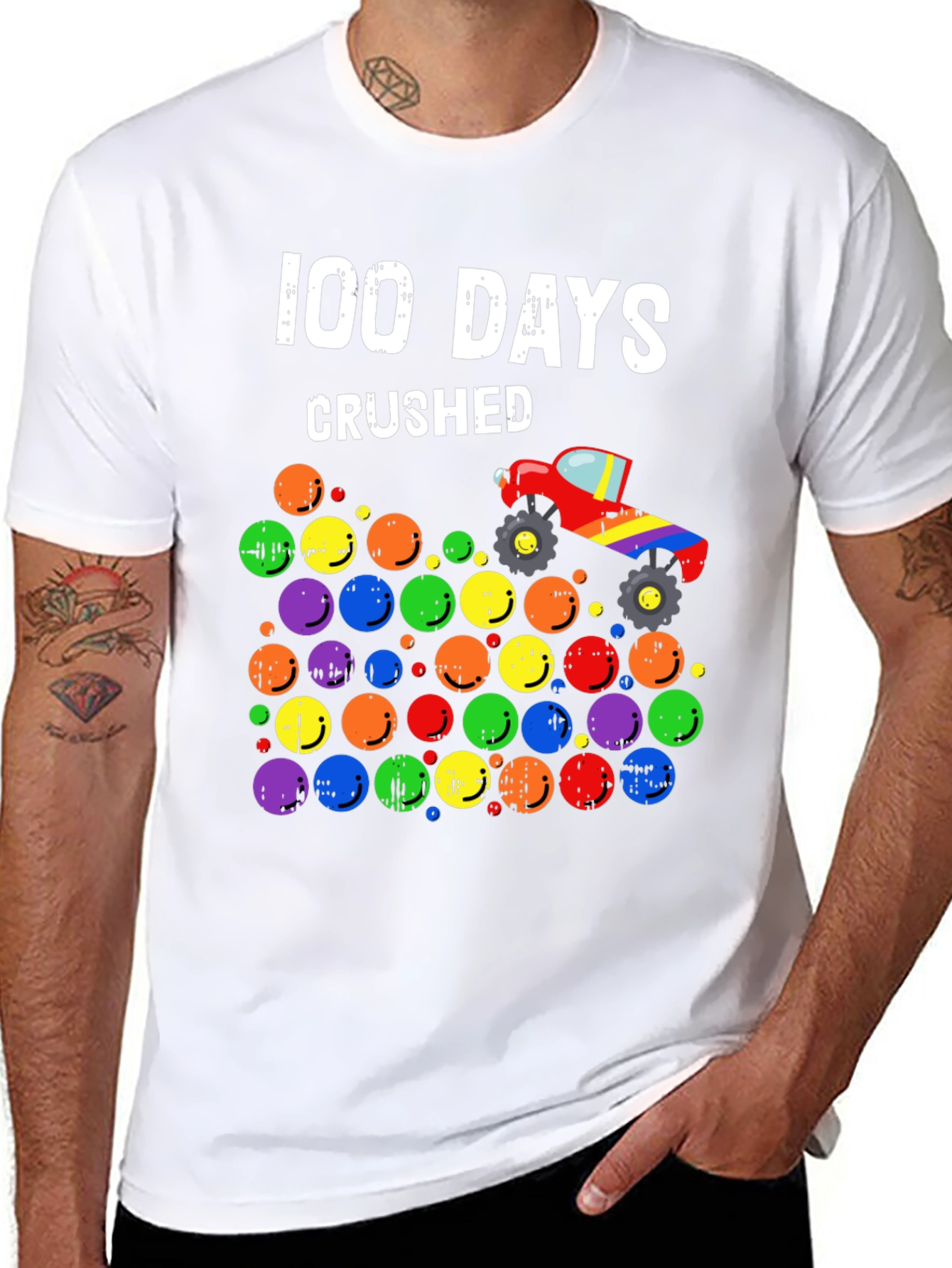 100 Days Crushed T-Shirt