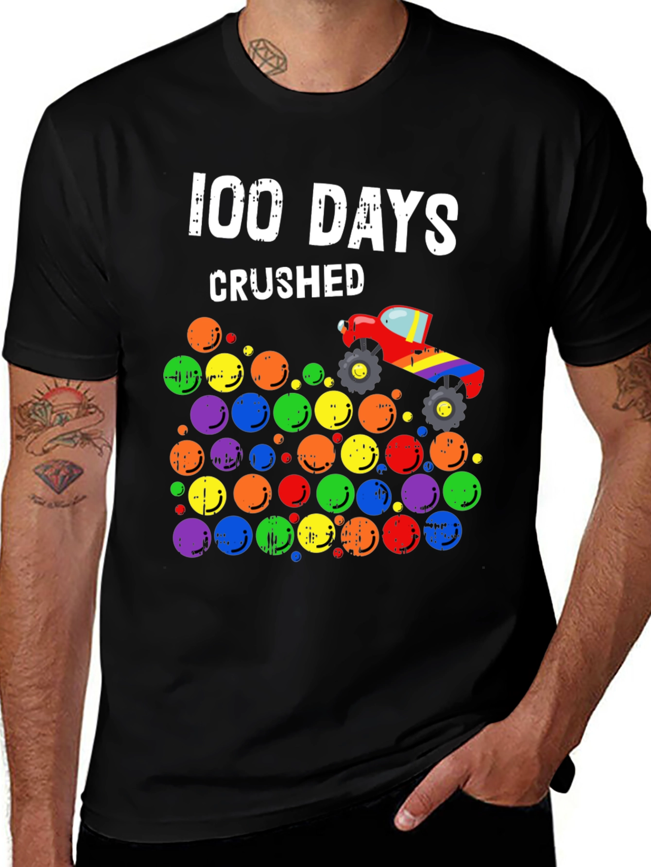 100 Days Crushed T-Shirt