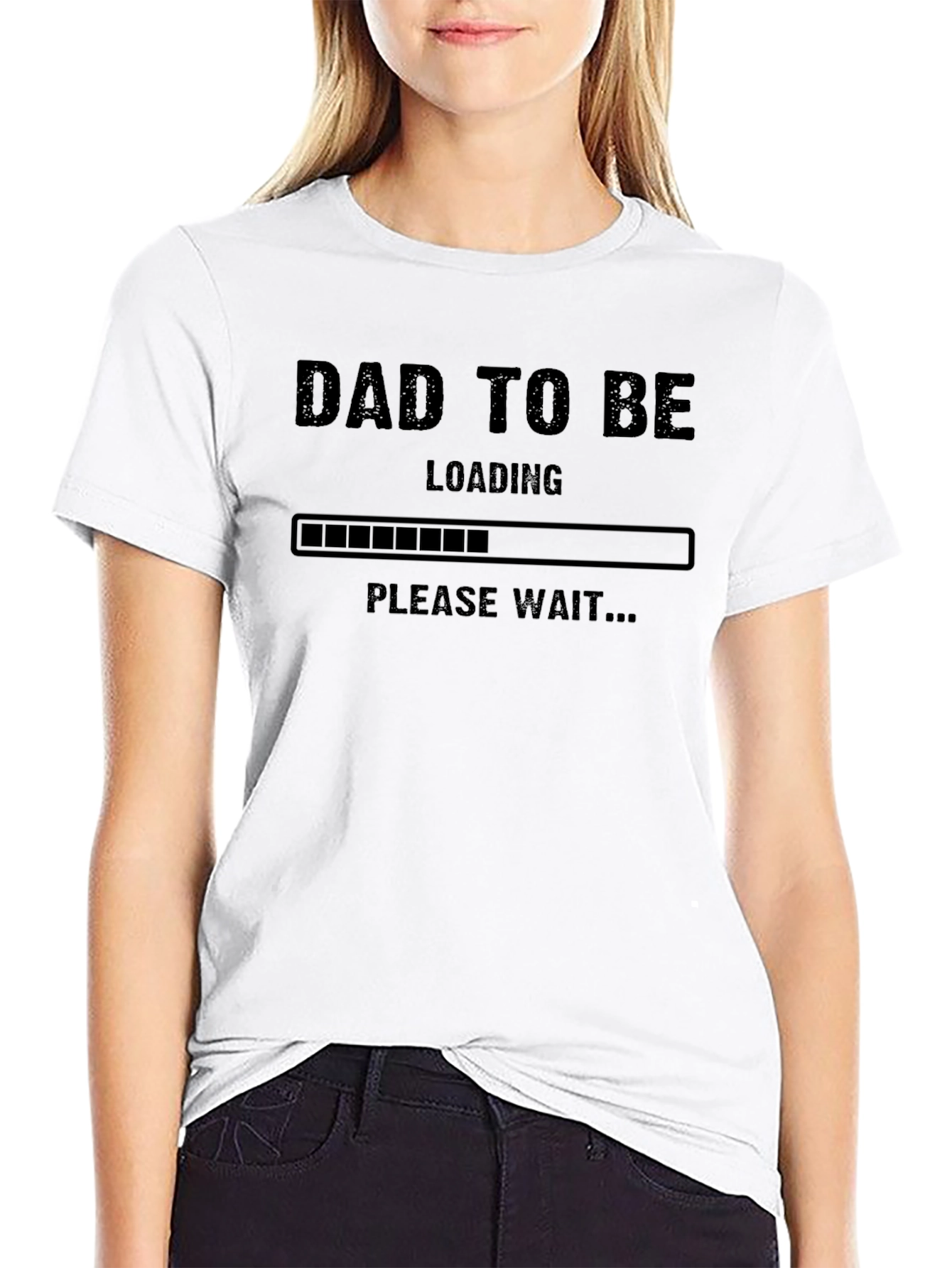 Dad To Be Loading - Funny Pregnancy Announcement T-Shirt