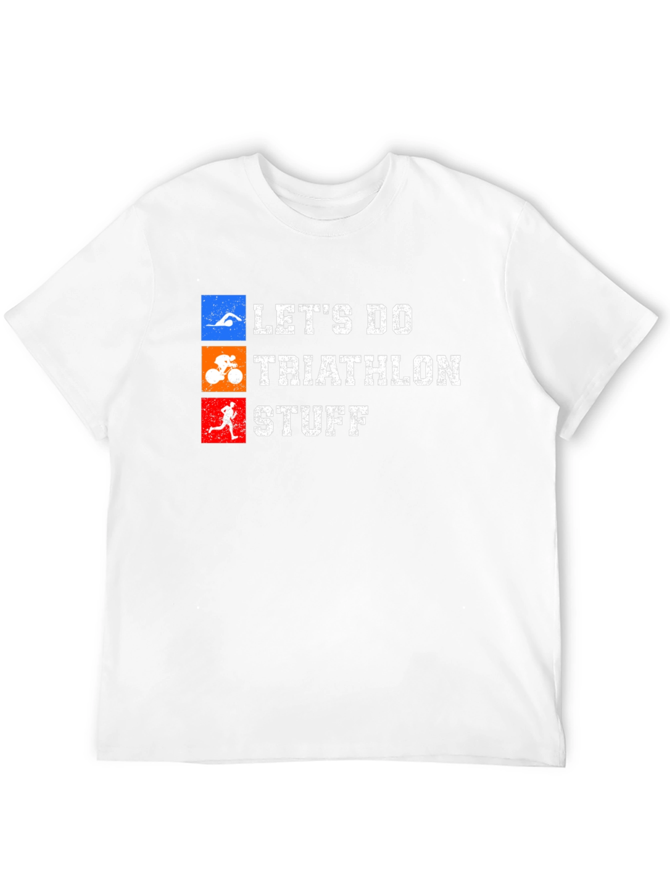Triathlon T-Shirt: Lets Do Triathlon Stuff Graphic Tee