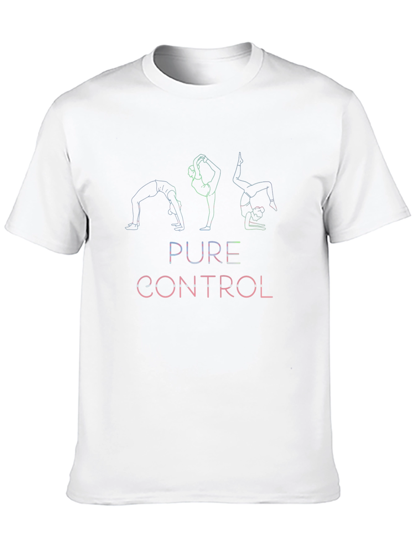 Pure Control Yoga Pose Graphic T-Shirt