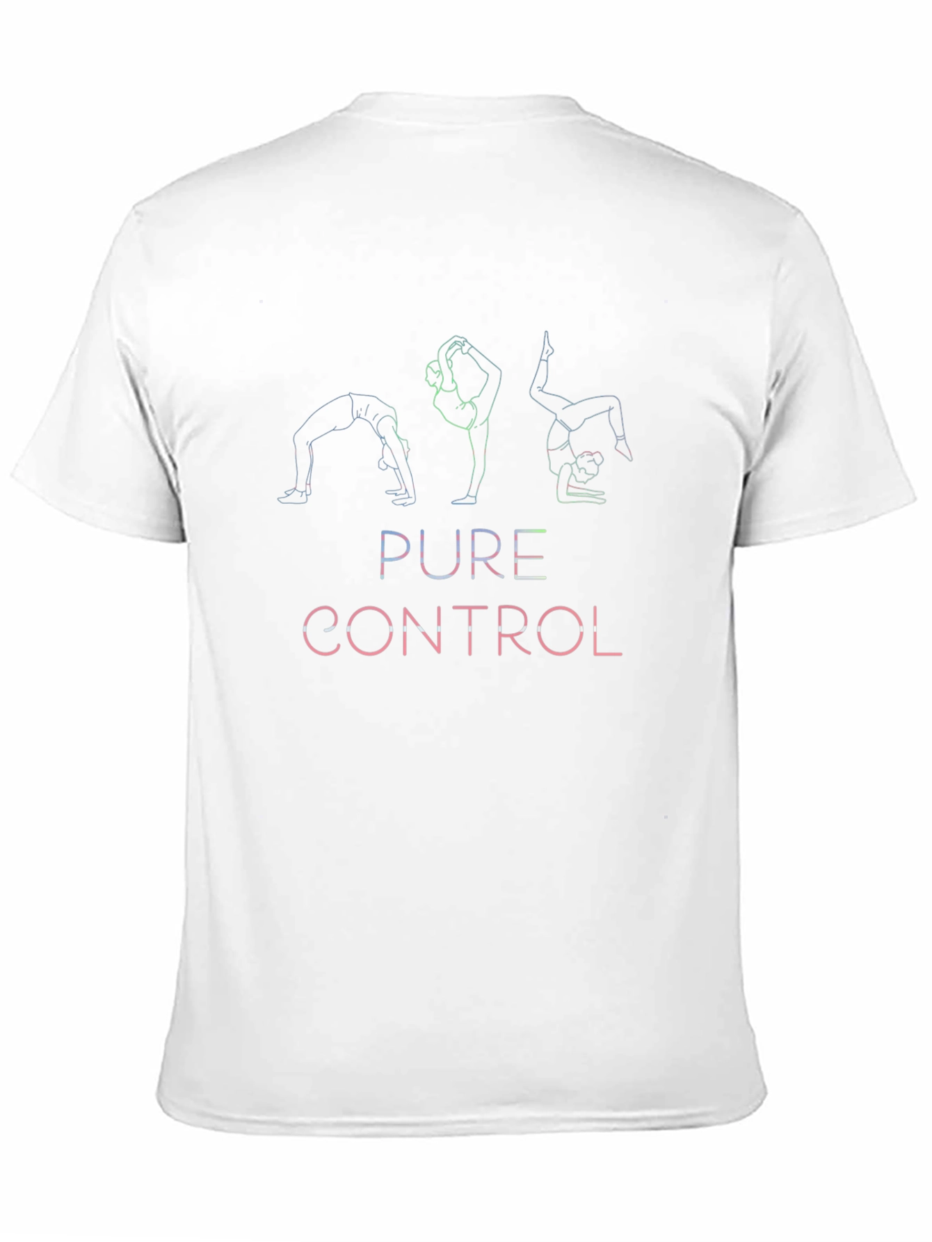 Pure Control Yoga Pose Graphic T-Shirt