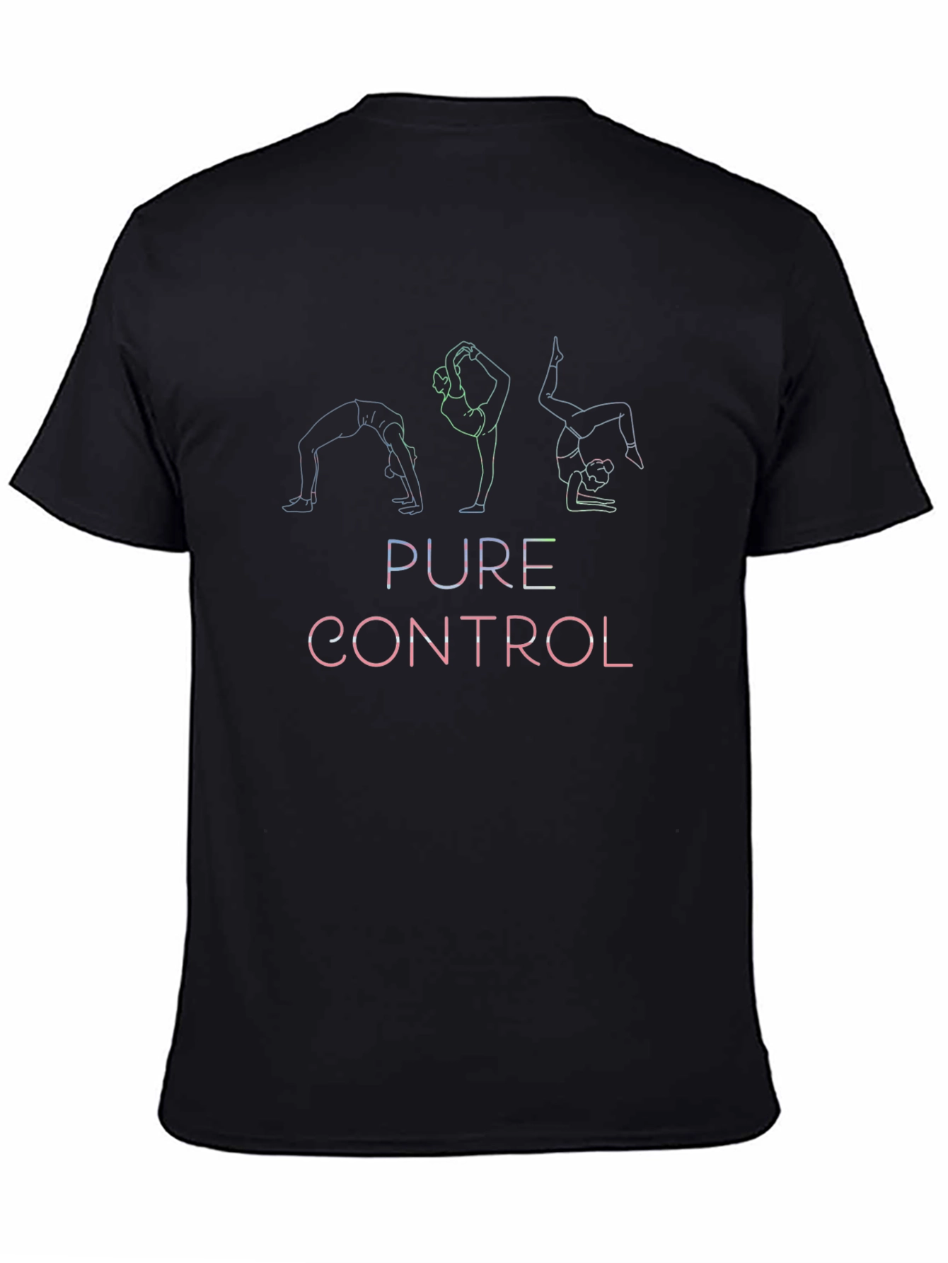 Pure Control Yoga Pose Graphic T-Shirt