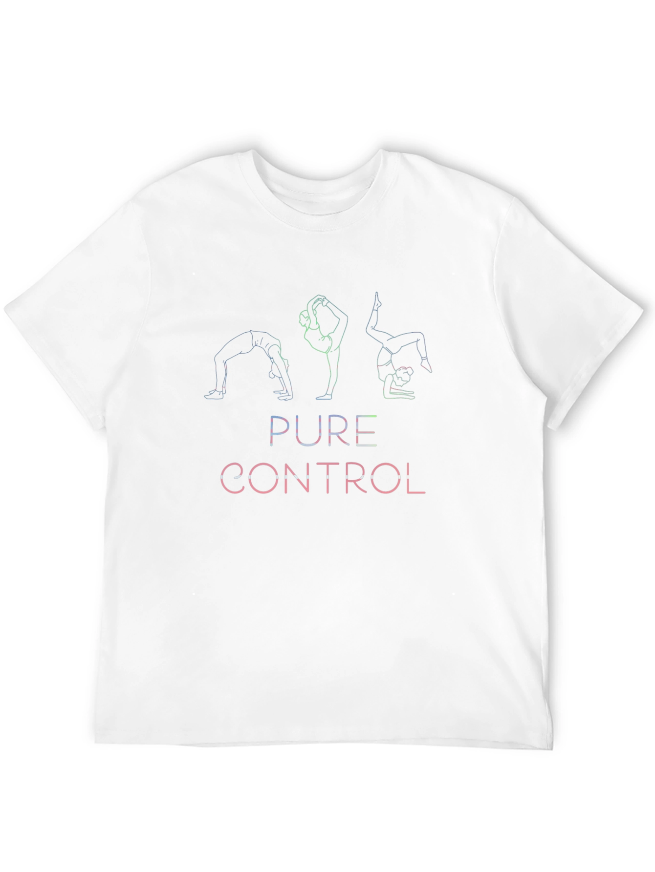 Pure Control Yoga Pose Graphic T-Shirt