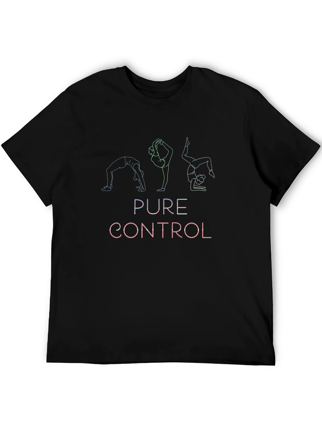Pure Control Yoga Pose Graphic T-Shirt